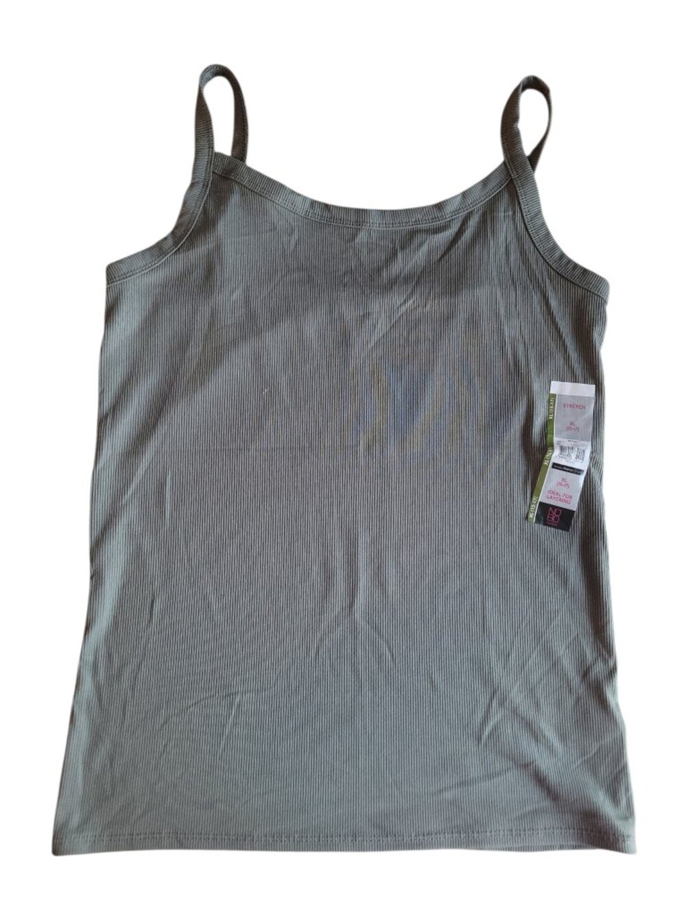 No Boundaries NWT Olive Green Ribbed Tank Women's Size XL